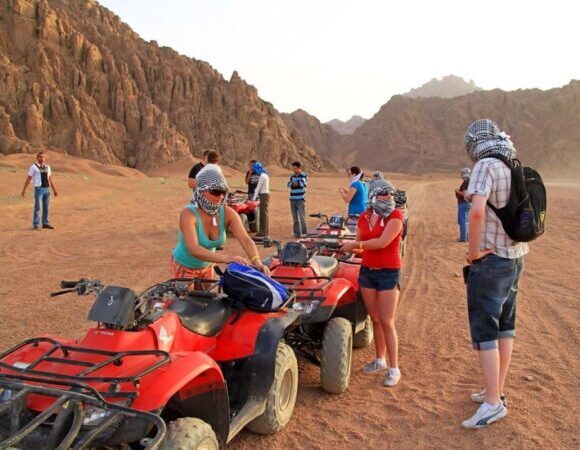 Makadi Bay: Sunrise Quad Bike Adventure And Giftun Island Snorkeling Trip