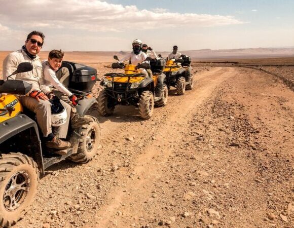 Hurghada: Quad Bike Safari & Speedboat Snorkeling Trip With Lunch