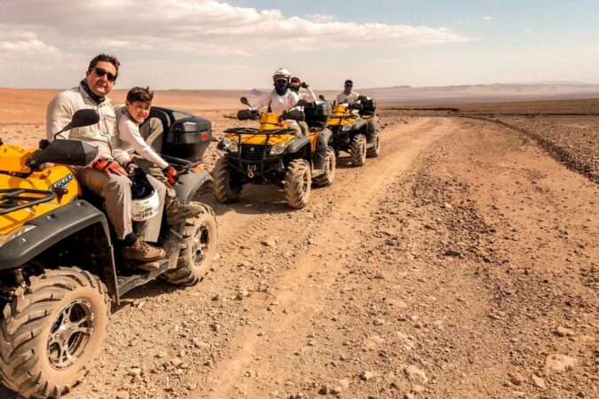 Hurghada: Quad Bike Safari & Speedboat Snorkeling Trip With Lunch